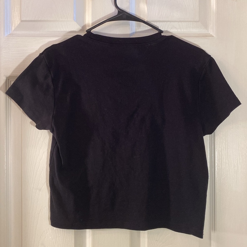 HELLO KITTY by SANRIO Black Crop Top - Picture 3 of 4